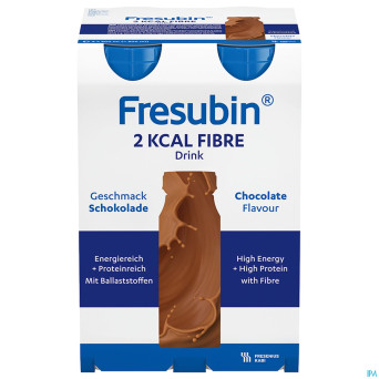 Fresubin 2 kcal fibre drink chocolat fl 4x200ml