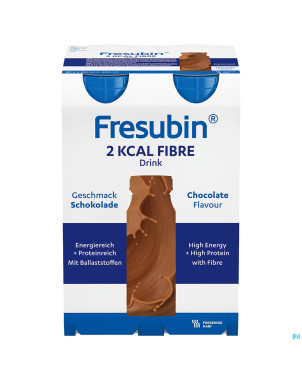 Fresubin 2 kcal fibre drink chocolat fl 4x200ml