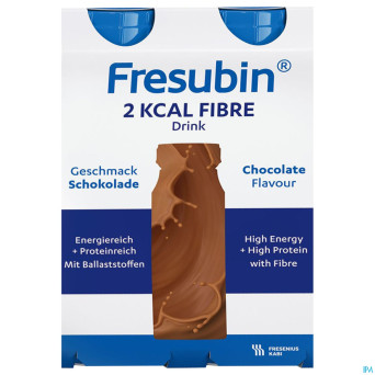 Fresubin 2 kcal fibre drink chocolat fl 4x200ml
