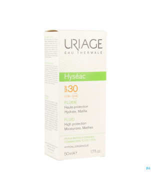 Uriage hyseac fluide sol ip30 p mixte-pg tube 50ml