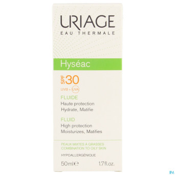 Uriage hyseac fluide sol ip30 p mixte-pg tube 50ml