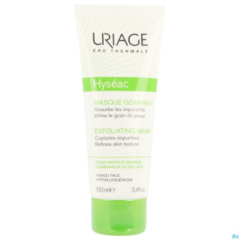 Uriage hyseac masque gommant doux p mixte-pg 100ml