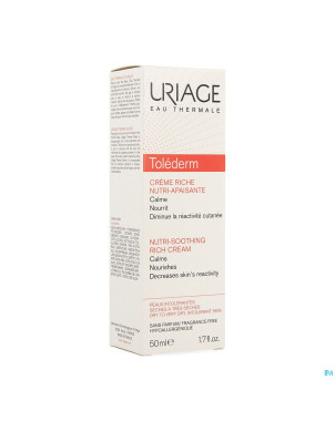 Uriage tolederm riche creme ps    fl pompe 50ml
