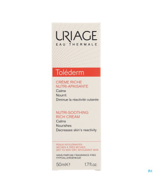 Uriage tolederm riche creme ps    fl pompe 50ml