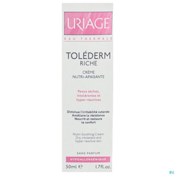 Uriage tolederm riche creme ps    fl pompe 50ml