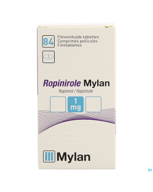 Ropinirole viatris 1mg comp 84