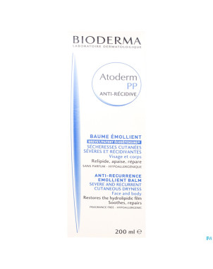 Bioderma atoderm pp baume emol.a/recid n/parf200ml