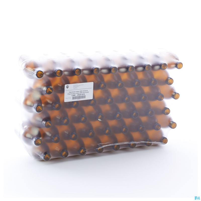 Flacon brun obus + caps    300ml 51 pontos
