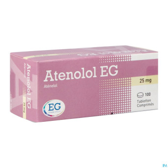 Atenolol eg comp 100x 25mg
