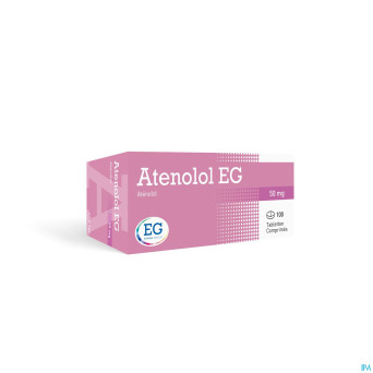 Atenolol eg comp 100x 50mg
