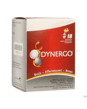 Dynergo fraise pdr efferv. sach 18x2,8g