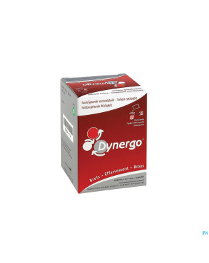 Dynergo fraise pdr efferv. sach 18x2,8g