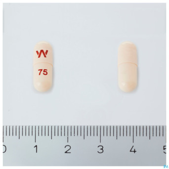 Efexor exel 75mg caps liberation prolonge 56