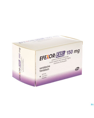 Efexor exel 150mg caps liberation prolonge 98