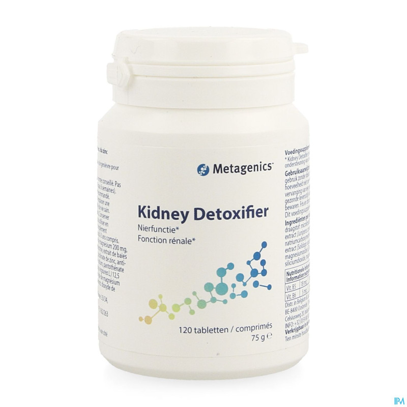 Kidney detoxifier nf    comp 120 4008  metagenics