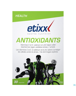 Etixx a/oxydant sod + n acetyl l cysteine caps  30