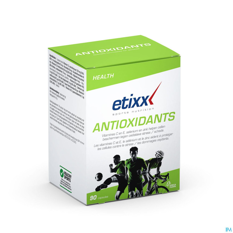 Etixx a/oxydant sod + n acetyl l cysteine caps  90