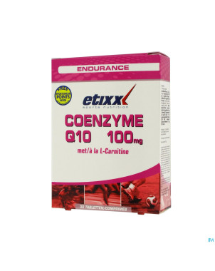 Etixx coenzyme q10 100 + carnitine caps  30