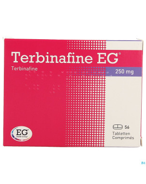 Terbinafine eg 250 mg eg tabl 56 x 250 mg