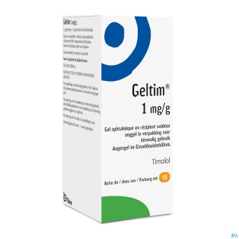 Geltim 1 mg/ml ooggel 90 ud