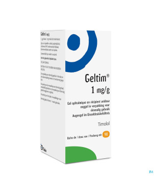 Geltim 1 mg/ml ooggel 90 ud