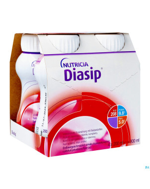 Diasip fraise    bouteille 4x200ml