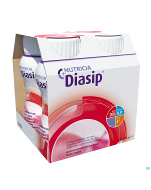 Diasip fraise    bouteille 4x200ml