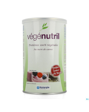 Vegenutril boisson fruits rouges pdr 300g