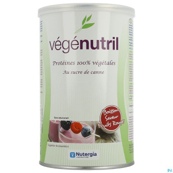 Vegenutril boisson fruits rouges pdr 300g