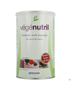 Vegenutril boisson fruits rouges pdr 300g