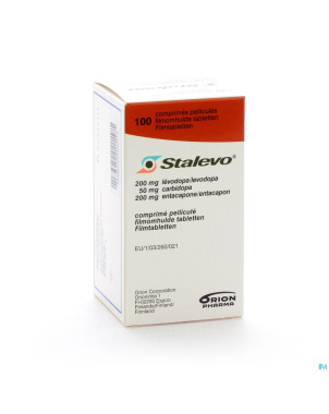 Stalevo 200mg/50,0mg/200mg comp pell 100 flacon