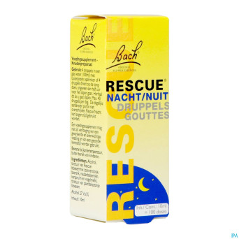 Bach rescue gouttes nuit    10ml