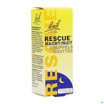 Bach rescue gouttes nuit    10ml