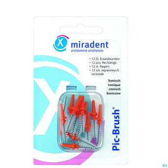 Miradent pic-brush brossette orange 12