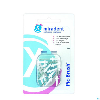Miradent pic-brush brossette blanc 12
