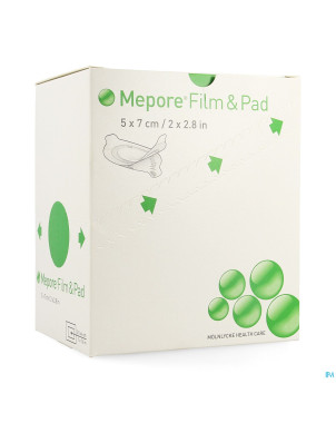 Mepore film + pad oval  5x 7cm 85 275200