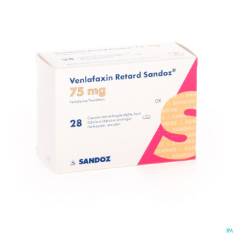 Venlabloxus  75mg liberation prolongee caps  28