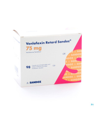 Venlabloxus  75mg liberation prolongee caps  98