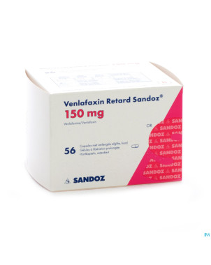 Venlabloxus 150mg liberation prolongee caps  56