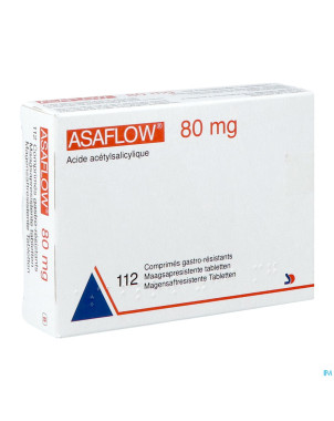 Asaflow  80mg comp gastro resist bli 112x 80mg