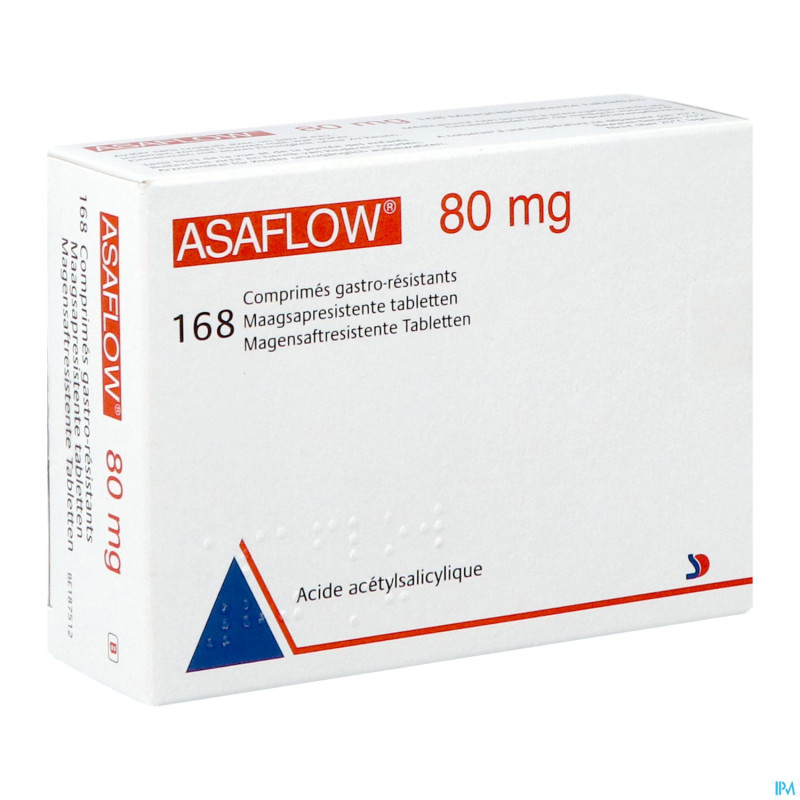 Asaflow  80mg comp gastro resist bli 168x 80mg