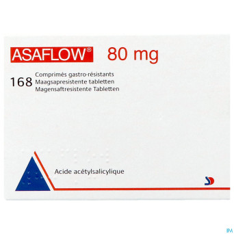 Asaflow  80mg comp gastro resist bli 168x 80mg