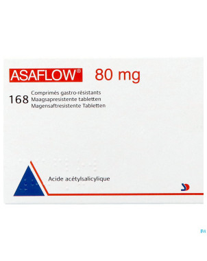 Asaflow  80mg comp gastro resist bli 168x 80mg