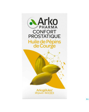 Arkogelules huile de pepins de courge caps  60