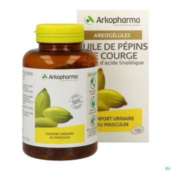 Arkogelules huile de pepins de courge caps 180