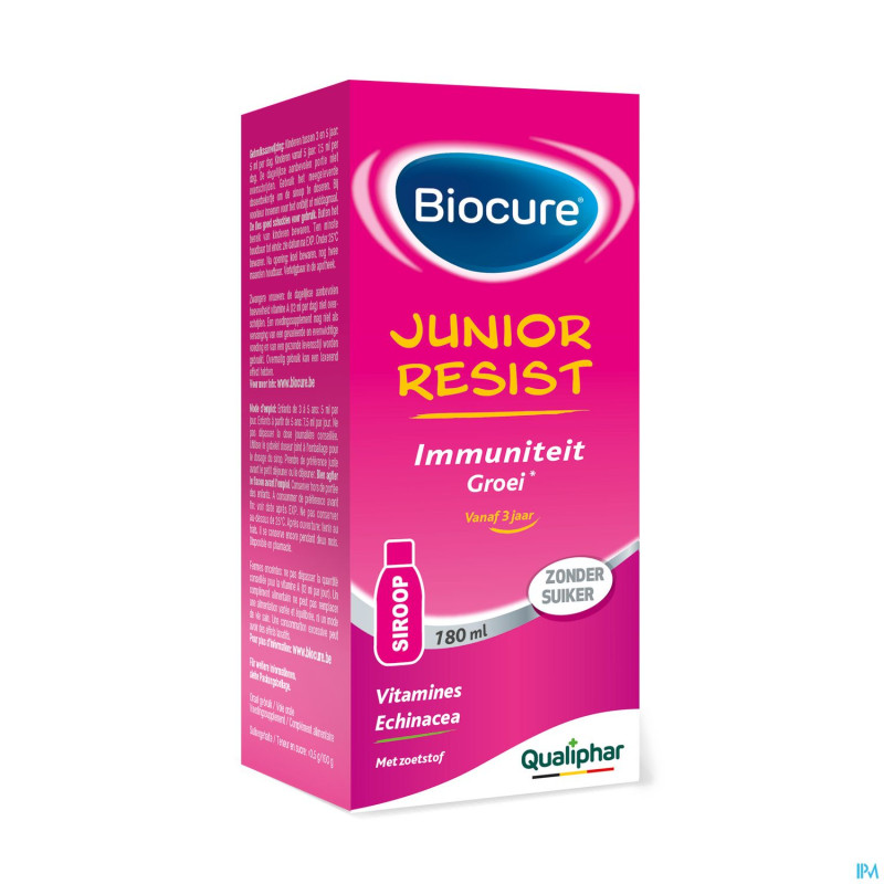 Biocure junior sirop sans sucre    180ml