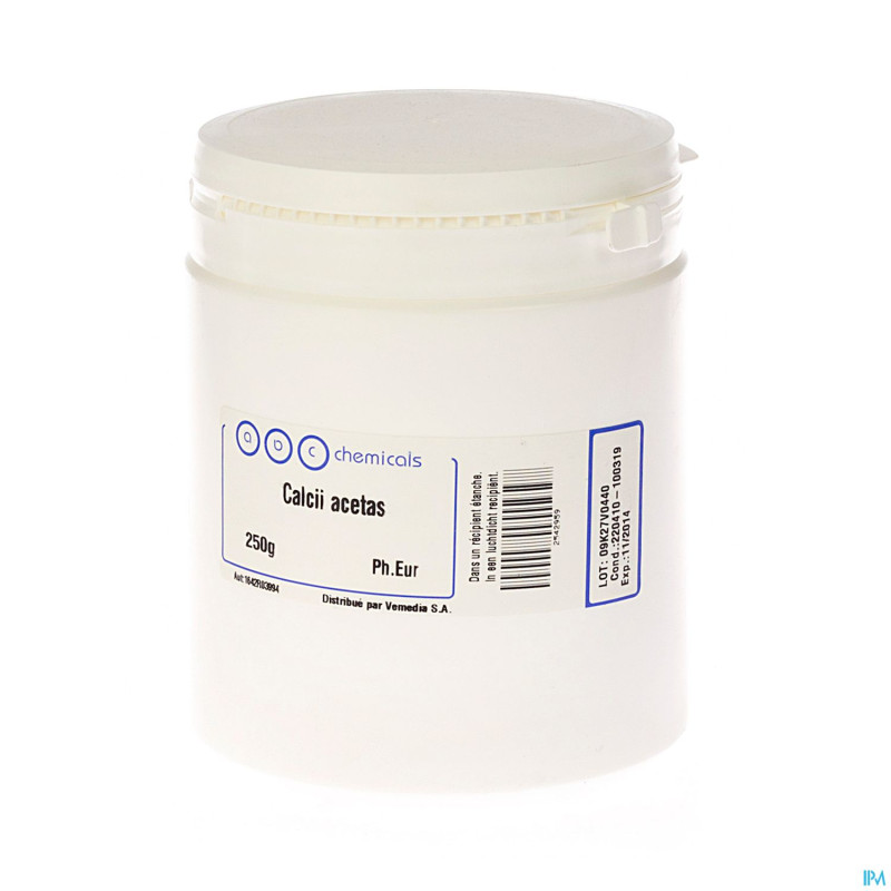 Calcium acetate    250g abc