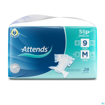 Attends slip 9 medium regular  1x28