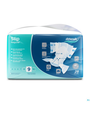Attends slip 9 medium regular  1x28