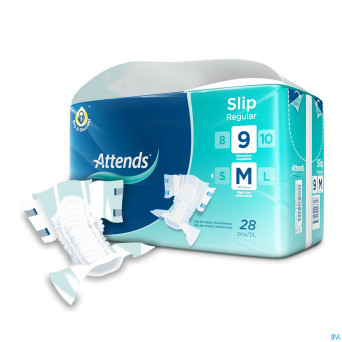 Attends slip 9 medium regular  1x28